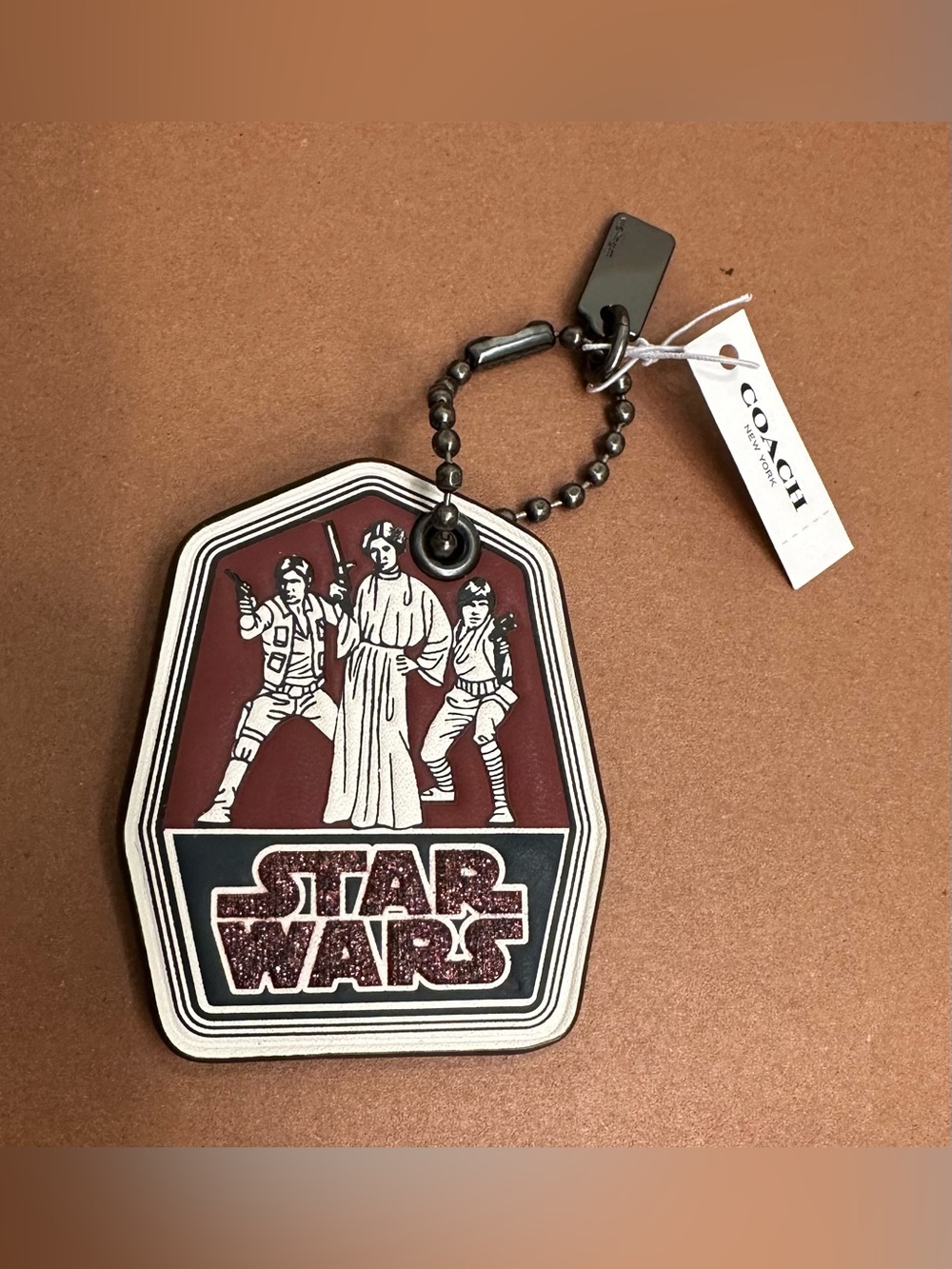 COACH x Star Wars Leather Tag Hangtag Princess Leia Luke Skywalker Han Solo